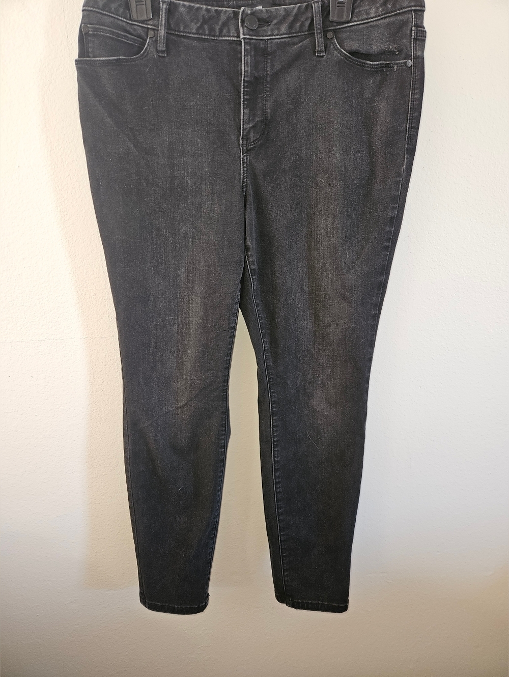 Simply Vera Vera Wang Womans Black Skinny Jeans Size 16 - Picture 2 of 15